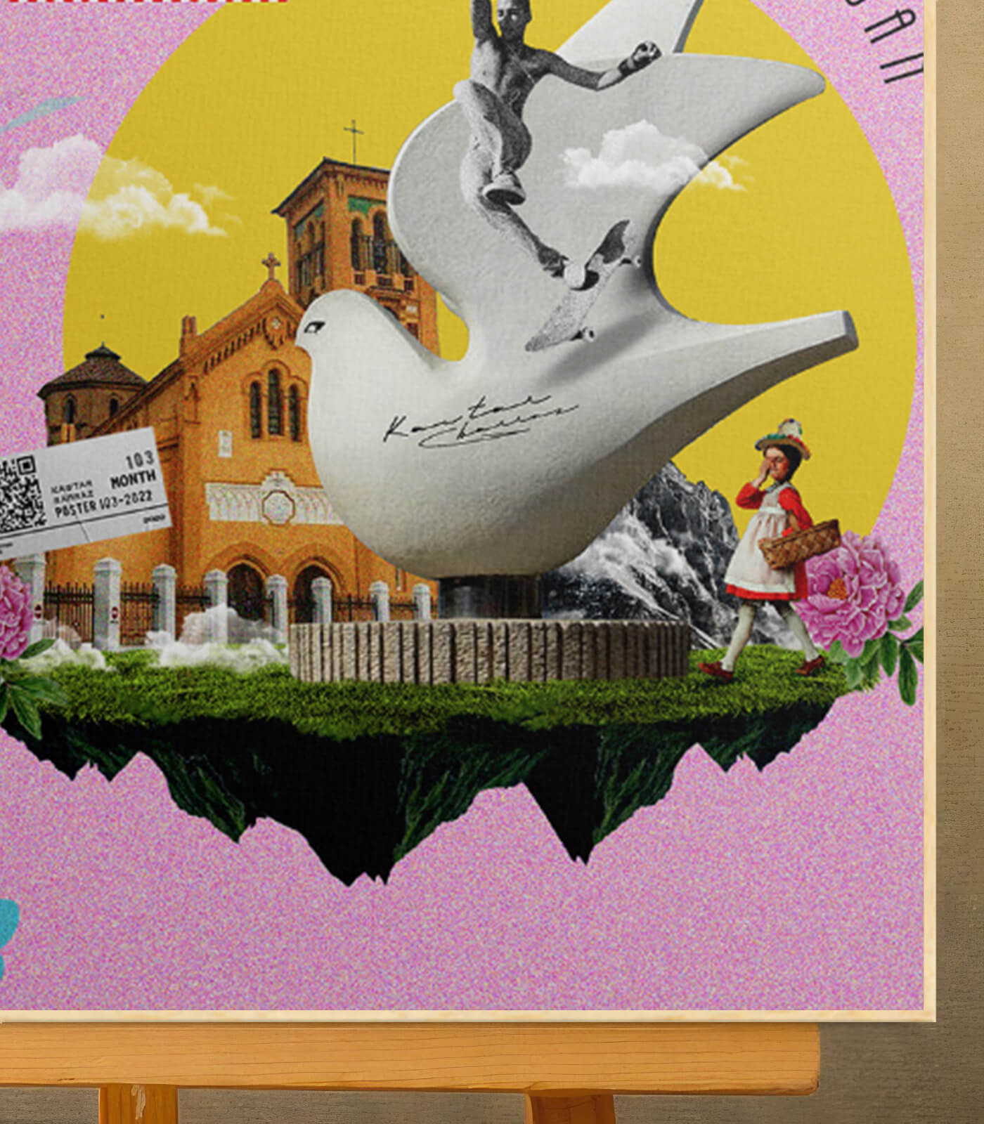 Tetouan - signé par l'artiste Kawtar BRZ.